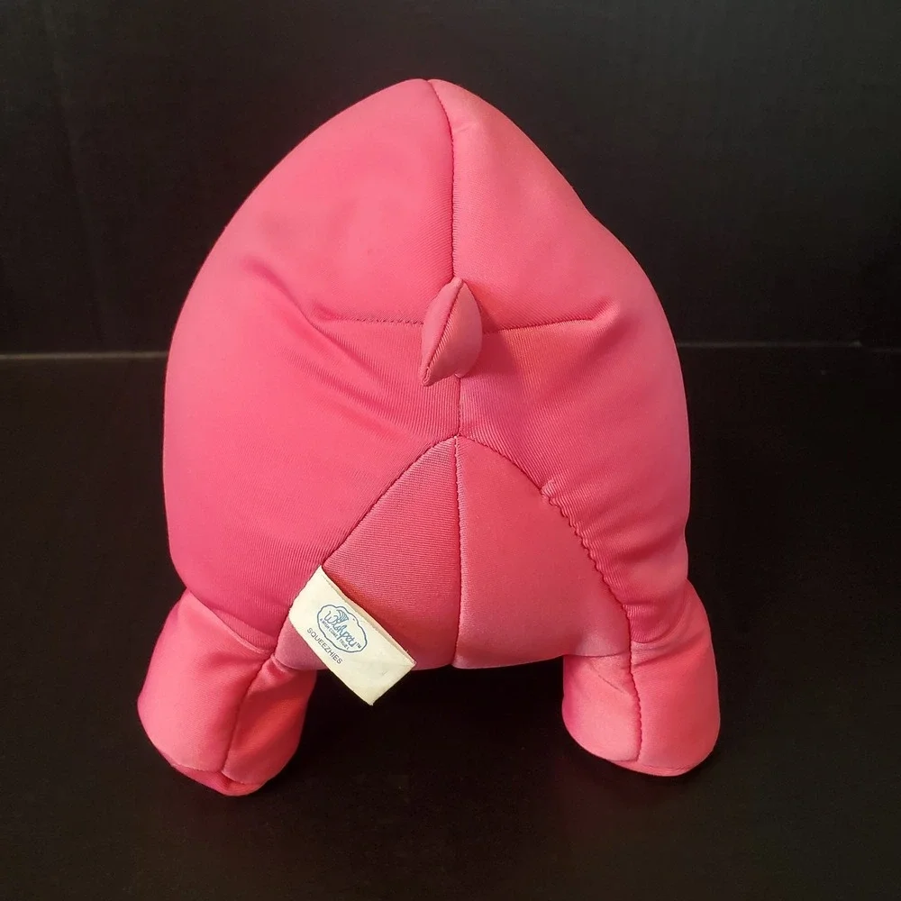 Wishpets Squeezhies‎ Pink Hippopotamus Microbead Stuffed Hippo 2013 RARE FIND